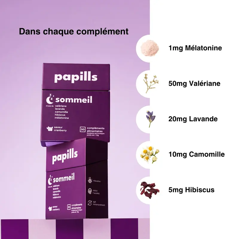 Papills Sommeil Cranberry