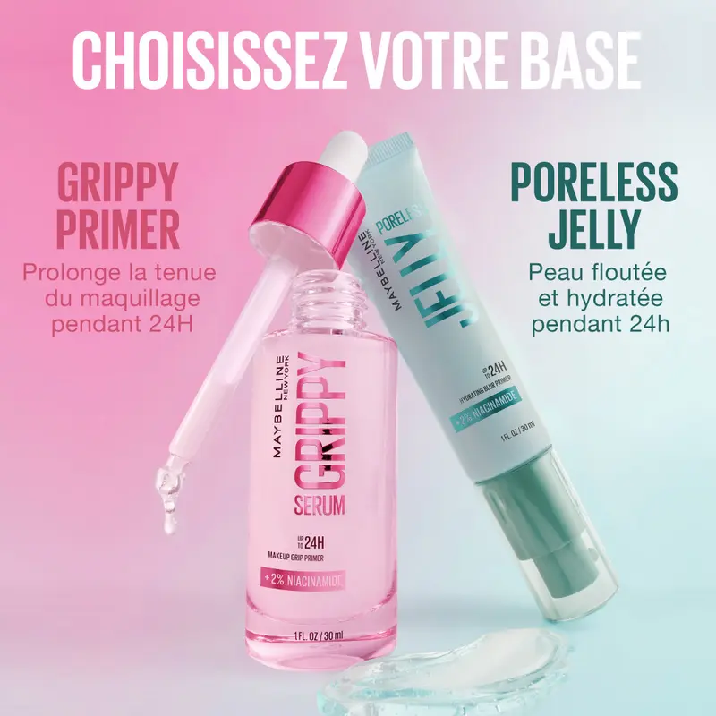 Poreless Jelly - Base floutante - Enrichie en niacinamide - Maybelline New York